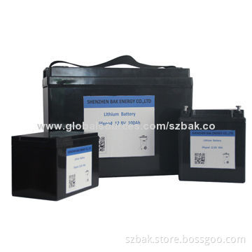 LiFePO4 Lithium Batteries Starter for Motorcycles, Long Cycle Lifespan, China 12V, 6Ah